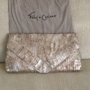 Foley&Corinna  large leather envelop bag.
